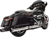 BASSANI XHAUST 4" QNT Mufflers - Chrome QNT Slip-On Mufflers - Team Dream Rides