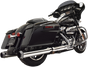BASSANI XHAUST 4" QNT Mufflers - Chrome QNT Slip-On Mufflers - Team Dream Rides