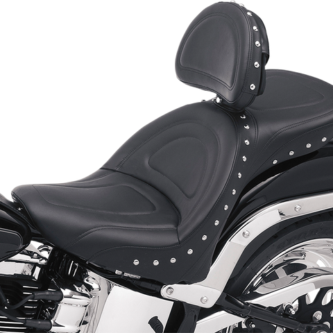 SADDLEMEN Explorer Special Seat - Softail Explorer Special Seat — Includes Backrest - Team Dream Rides