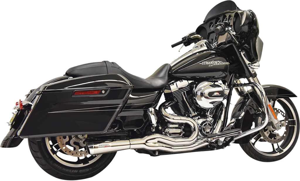 BASSANI XHAUST 2:1 Exhaust - Chrome 1F61C - Team Dream Rides