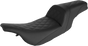 SADDLEMEN Slim Seat - Black - Lattice Stitch - '99-'07 FLHT/FLTR 897-07-162 - Team Dream Rides