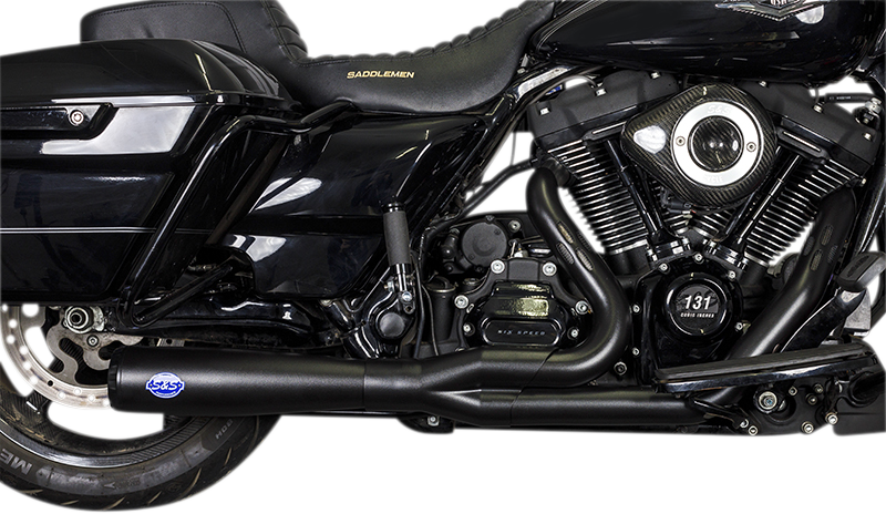 S&S CYCLE Diamondback 2-1 50 State Exhaust System - Guardian Black 550-1027A - Team Dream Rides