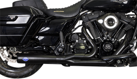 S&S CYCLE Diamondback 2-1 50 State Exhaust System - Guardian Black 550-1027A - Team Dream Rides
