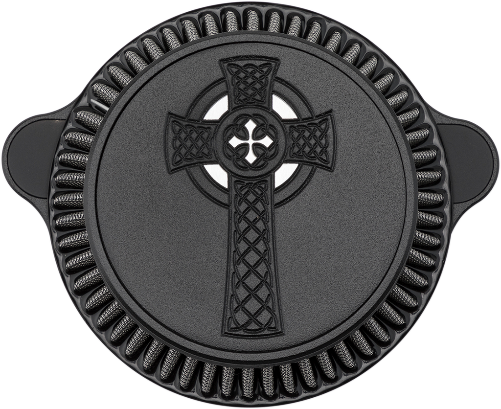 LA CHOPPERS Air Cleaner M8 Celtic Cross Black Air Cleaner Kit — Celtic Cross - Team Dream Rides