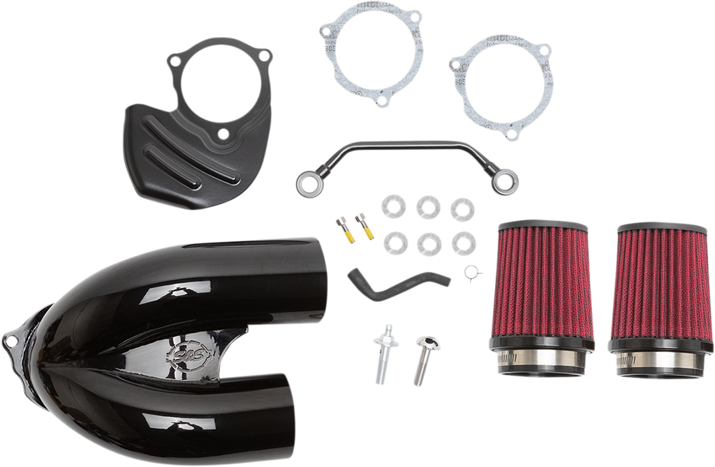 S&S CYCLE Tuned Induction Air Cleaner Kit - Gloss Black 170-0567A - Team Dream Rides