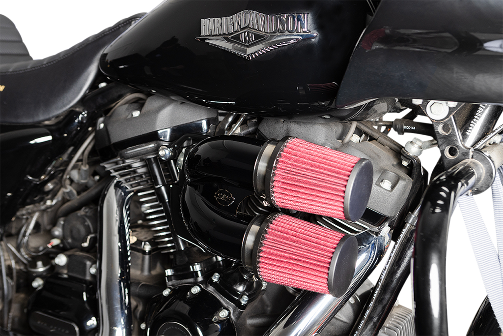 S&S CYCLE Tuned Induction Air Cleaner Kit - Gloss Black 170-0567A - Team Dream Rides