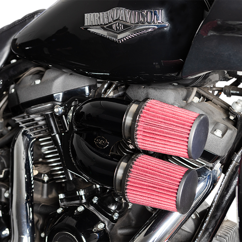 S&S CYCLE Tuned Induction Air Cleaner Kit - Gloss Black 170-0567A - Team Dream Rides