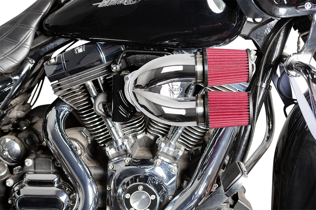 S&S CYCLE Tuned Induction Air Cleaner Kit - Chrome 170-0636A - Team Dream Rides