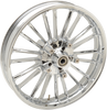 COASTAL MOTO Front Wheel - Atlantic 3D- Dual Disc/ABS - Chrome - 21"x3.50" 3D-ATL213CHABST - Team Dream Rides