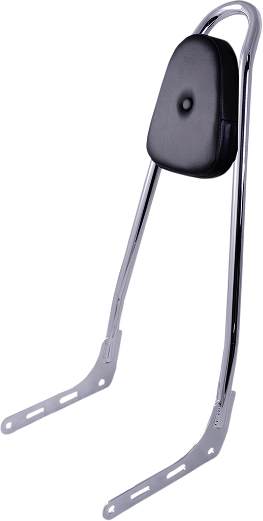MOTHERWELL One-Piece Sissy Bar - Chrome - With Pad One-Piece Sissy Bar - Team Dream Rides