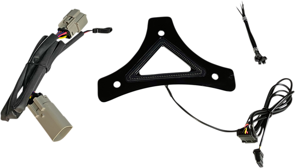 CUSTOM DYNAMICS LED Backrest Light - Run/Brake - Black Dual Intensity Run & Brake LED Backrest Light - Team Dream Rides