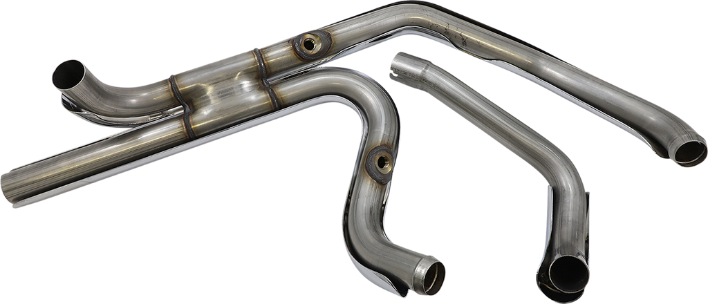 S&S CYCLE El Dorado Dual Exhaust System - Chrome - Black Tracer 550-0678B - Team Dream Rides