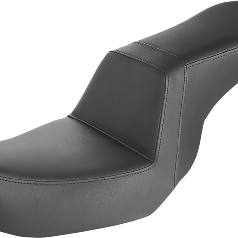 SADDLEMEN Step-Up Seat - Smooth - Black - Dyna 806-04-194 - Team Dream Rides