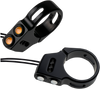 JOKER MACHINE Rat Eye LED Turn Signals - 49 mm - Black Rat Eye LED Fork Mount Turn Signals - Team Dream Rides