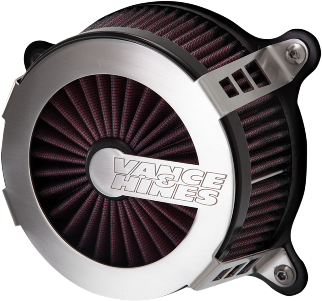 VANCE & HINES VO2 Cage Fighter Air Intake Kit - Brushed 70365 - Team Dream Rides