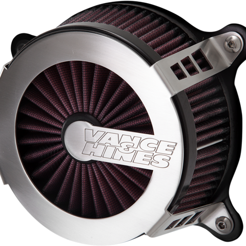 VANCE & HINES VO2 Cage Fighter Air Intake Kit - Brushed 70365 - Team Dream Rides