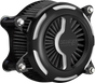 VANCE & HINES VO2 Blade Air Intake - Black Wrinkle 42355 - Team Dream Rides