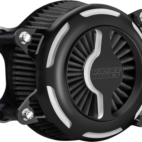 VANCE & HINES VO2 Blade Air Intake - Black Wrinkle 42355 - Team Dream Rides