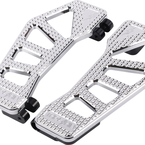 THRASHIN SUPPLY CO. Apex Floorboards - Chrome TSC-2211-3 - Team Dream Rides