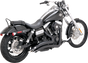 VANCE & HINES Big Radius Exhaust System - Black 43371 - Team Dream Rides