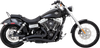 VANCE & HINES Big Radius Exhaust System - Black 43371 - Team Dream Rides