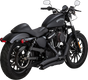 VANCE & HINES Big Radius Exhaust System - Black 46367 - Team Dream Rides