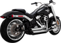 VANCE & HINES Shortshots Staggered Exhaust System - Chrome 17335 - Team Dream Rides
