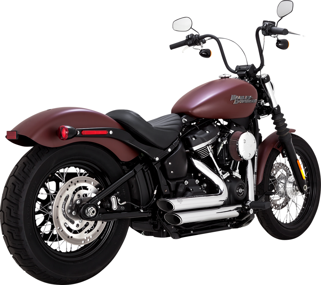 VANCE & HINES Shortshots Staggered Exhaust System - Chrome 17333 - Team Dream Rides