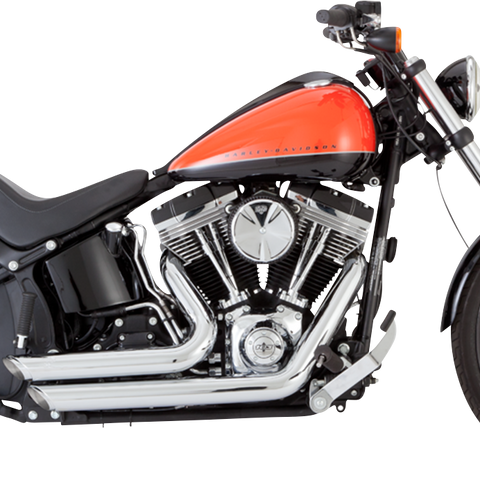 VANCE & HINES Shortshots Staggered Exhaust System - Chrome 17325 - Team Dream Rides