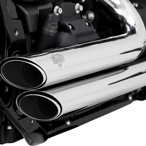 VANCE & HINES Shortshots Staggered Exhaust System - Chrome 17333 - Team Dream Rides