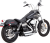 VANCE & HINES Shortshots Staggered Exhaust System - Chrome 17327 - Team Dream Rides