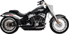 VANCE & HINES Shortshots Staggered Exhaust System - Matte Black 47335 - Team Dream Rides