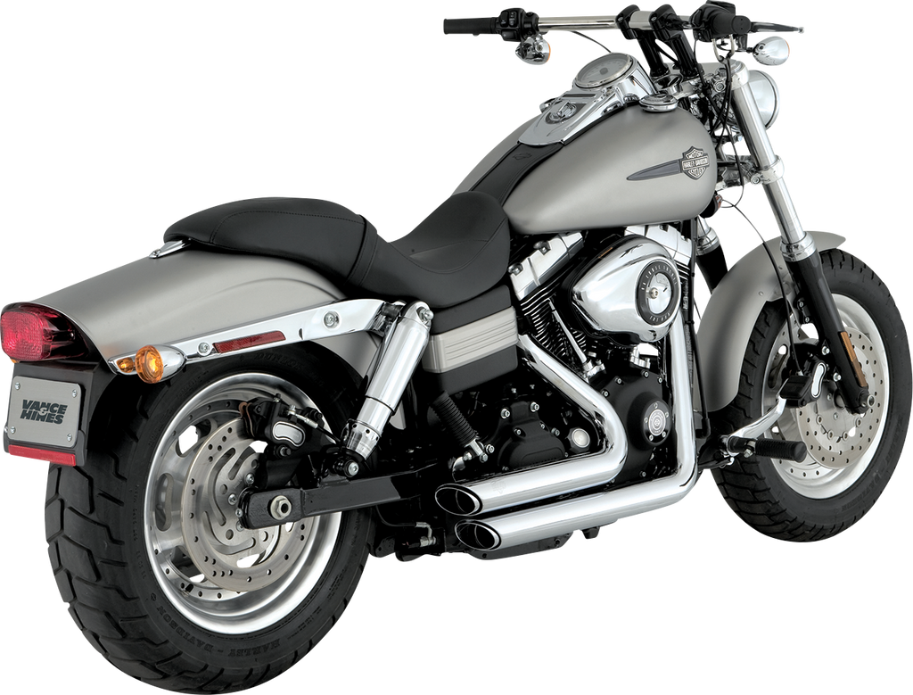 VANCE & HINES Shortshots Staggered Exhaust System - Chrome 17317 - Team Dream Rides