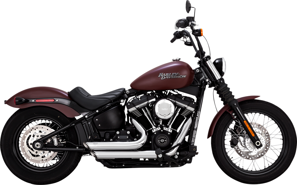 VANCE & HINES Shortshots Staggered Exhaust System - Chrome 17333 - Team Dream Rides