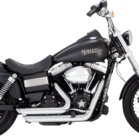 VANCE & HINES Shortshots Staggered Exhaust System - Chrome 17327 - Team Dream Rides