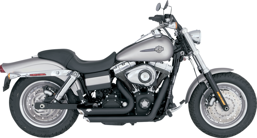 VANCE & HINES Shortshots Staggered Exhaust System - Matte Black 47317 - Team Dream Rides