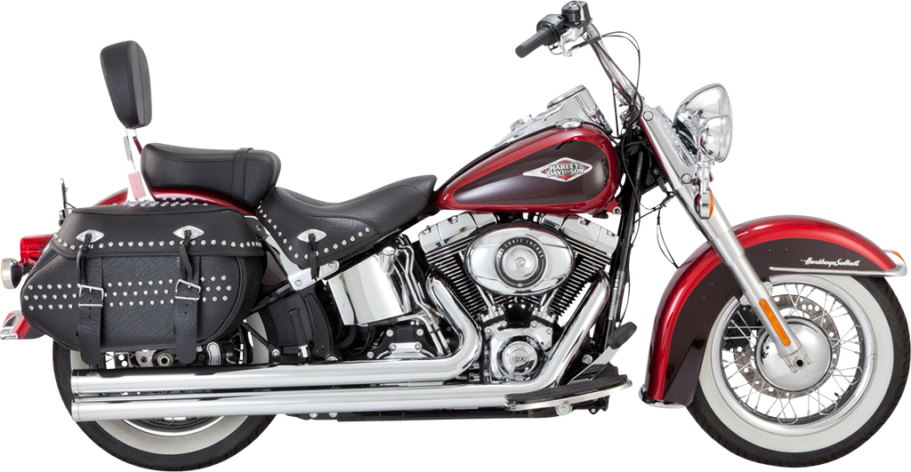 VANCE & HINES Big Shots Long Exhaust System - Chrome 17323 - Team Dream Rides