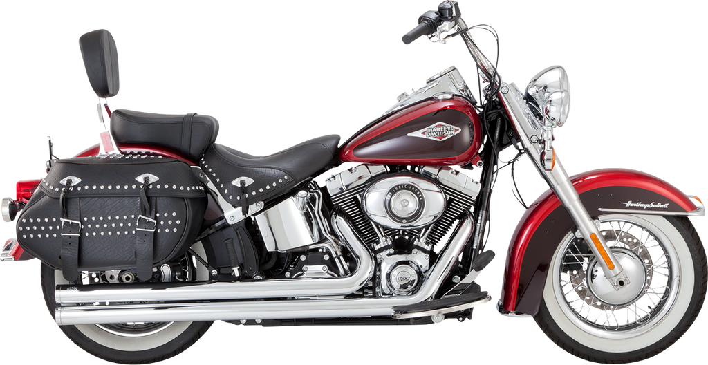 VANCE & HINES Big Shots Long Exhaust System - Chrome 17323 - Team Dream Rides