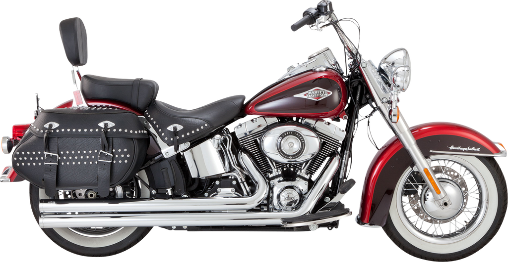 VANCE & HINES Big Shots Long Exhaust System - Chrome 17323 - Team Dream Rides