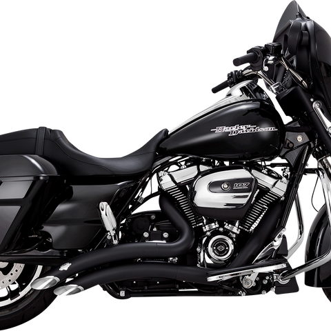 VANCE & HINES Big Radius Exhaust System - Black 46373 - Team Dream Rides