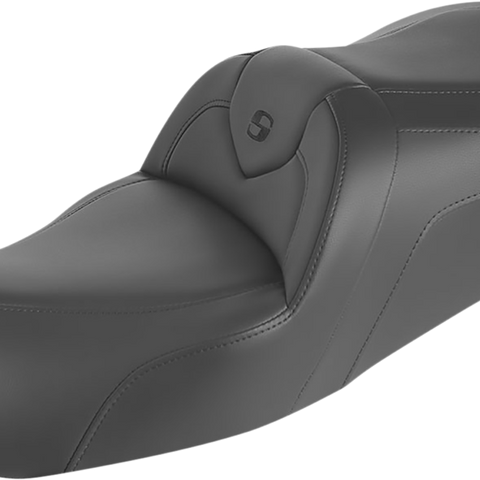 SADDLEMEN RoadSofa* Seat - Without Backrest - Black w/Black Stitching - Trikes 808-07B-187T - Team Dream Rides