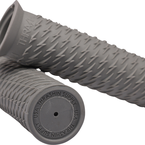THRASHIN SUPPLY CO. Grips - Bolt - Gray TSC-2708-0 - Team Dream Rides