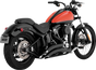 VANCE & HINES Big Radius Exhaust System - Black 46369 - Team Dream Rides