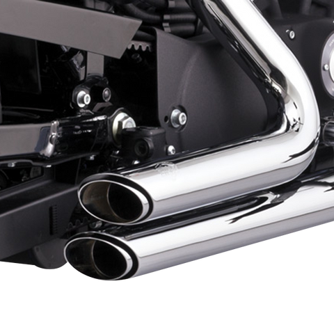 VANCE & HINES Shortshots Staggered Exhaust System - Chrome 17329 - Team Dream Rides
