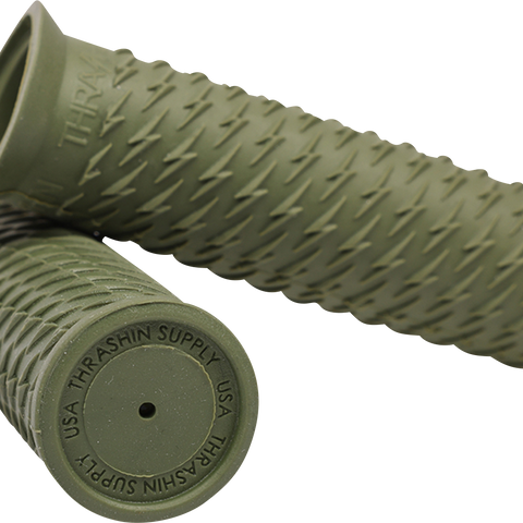 THRASHIN SUPPLY CO. Grips - Bolt - Green TSC-2708-6 - Team Dream Rides