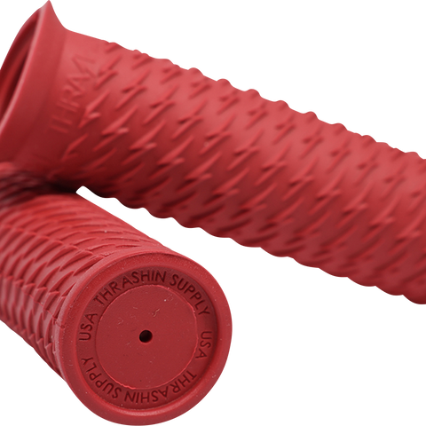 THRASHIN SUPPLY CO. Grips - Bolt - Red TSC-2708-2 - Team Dream Rides