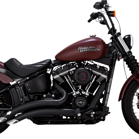 VANCE & HINES Big Radius Exhaust System - Black 46377 - Team Dream Rides