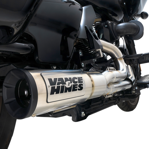 VANCE & HINES Hi-Output RR Exhaust System - Matte Black 47321 - Team Dream Rides