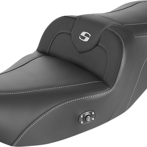 SADDLEMEN Heated Roadsofa* Seat - Carbon Fiber 897-06-185HCT - Team Dream Rides