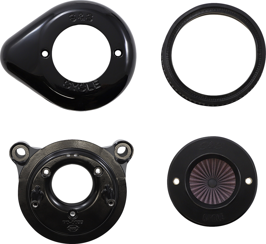 S&S CYCLE Air Stinger Stealth Air Cleaner Kit - Black 170-0720A - Team Dream Rides